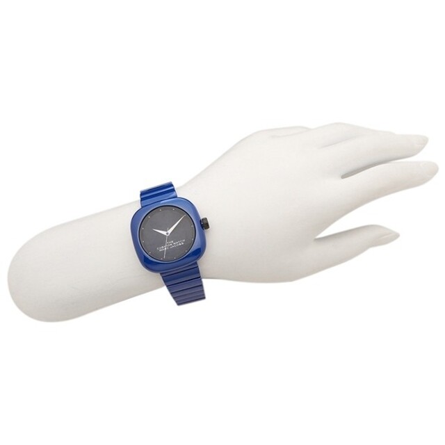 MARC JACOBS(マークジェイコブス)の【新品未使用】 MARC JACOBS マークジェイコブス 時計 ブルー 黒 レディースのファッション小物(腕時計)の商品写真