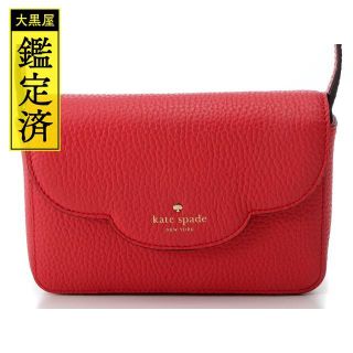 ケイトスペードニューヨーク(kate spade NEW YORK)のkate spade　ケイトスペード　ショルダーバッグ　ポシェット　赤【474】(ショルダーバッグ)