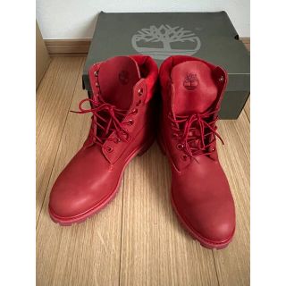 ティンバーランド(Timberland)のティンバーランド赤　ウォータープルーフ　ABCマート限定(ブーツ)