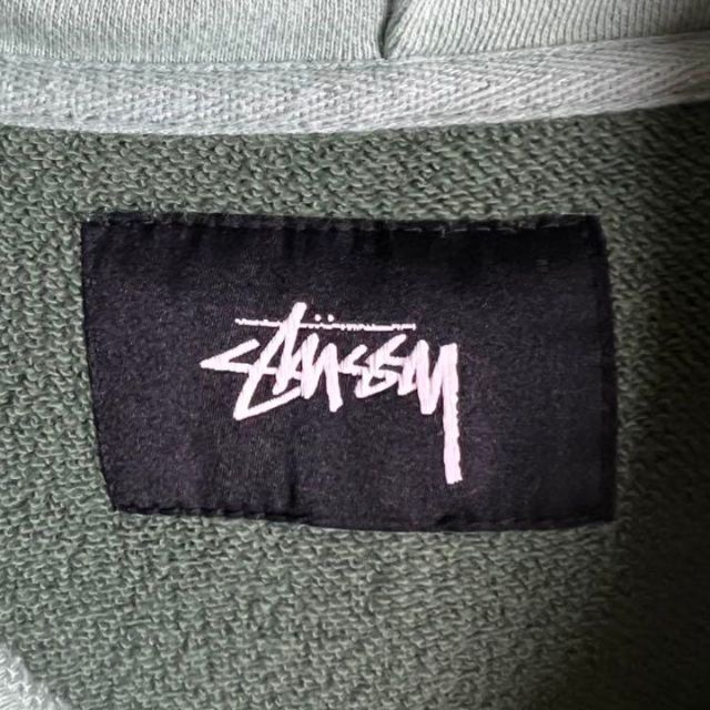 【超希少カラー】 STUSSY パーカー バックロゴ 入手困難 ツートン