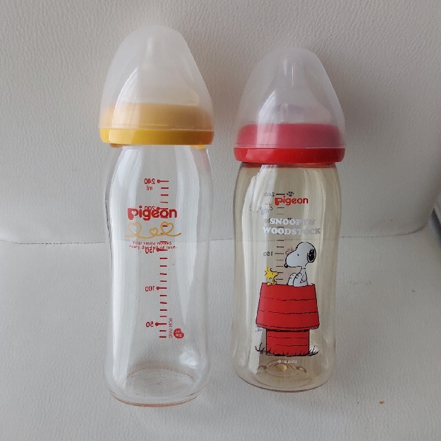 Pigeon(ピジョン)のピジョン哺乳瓶2本セット⭐ キッズ/ベビー/マタニティの授乳/お食事用品(哺乳ビン)の商品写真