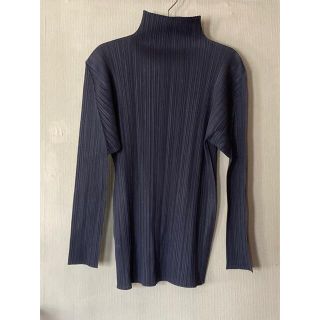 イッセイミヤケ(ISSEY MIYAKE)のPLEATS PLEASEハイネックカットソー (カットソー(長袖/七分))