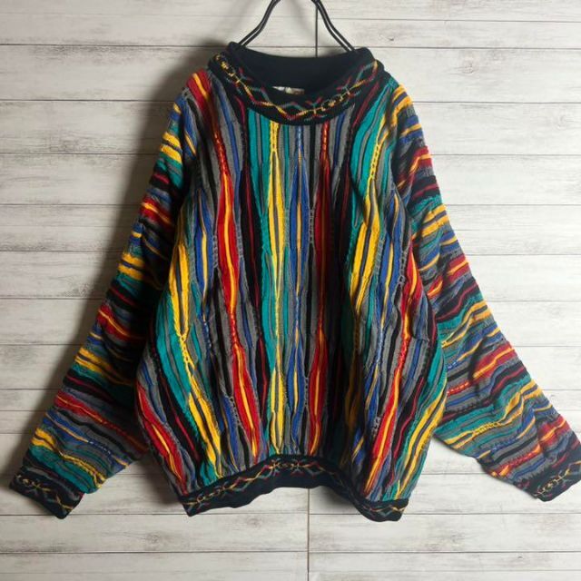 COOGI - 【激レア】coogi クージー 立体 編込み 3Dニット 即完売モデル