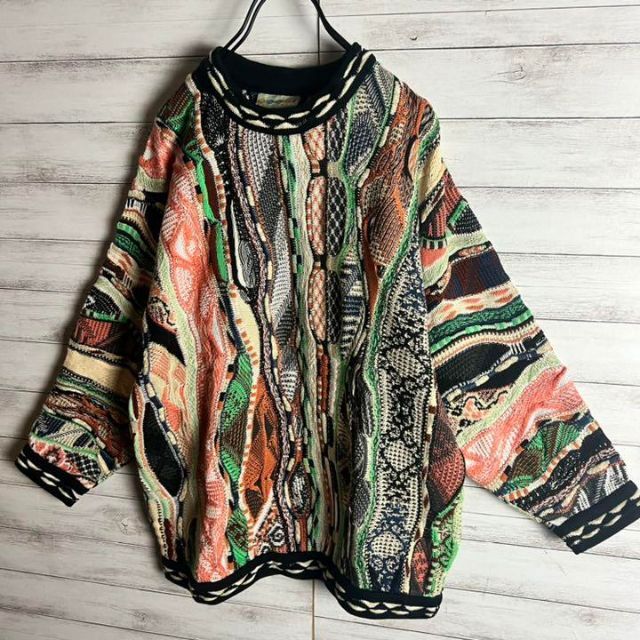 【激レア】coogi クージー 立体 編込み 3Dニット 即完売モデル 希少 3