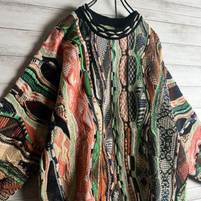 【激レア】coogi クージー 立体 編込み 3Dニット 即完売モデル 希少 6