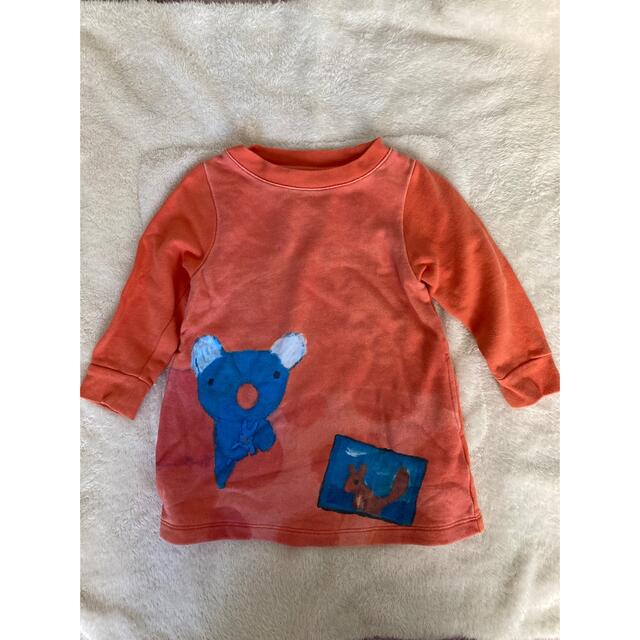 Design Tshirts Store graniph(グラニフ)のペネロペ　長袖トレーナー 90サイズ キッズ/ベビー/マタニティのキッズ服女の子用(90cm~)(Tシャツ/カットソー)の商品写真