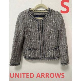 ユナイテッドアローズ(UNITED ARROWS)のUNITED ARROWS ユナイテッドアローズ　ノーカラージャケット　Sサイズ(ノーカラージャケット)