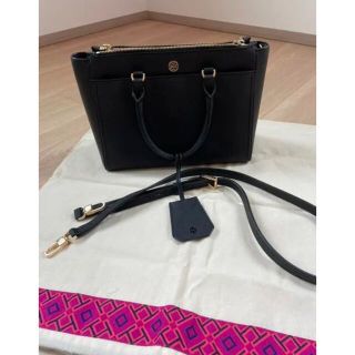 トリーバーチ(Tory Burch)のTory Burch トリーバーチ ハンドバッグ ショルダーバッグ ブラック(ハンドバッグ)