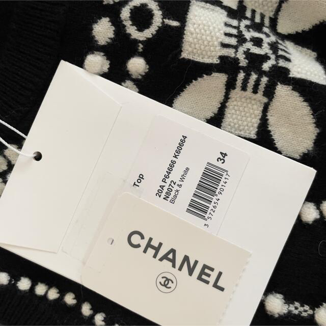 CHANEL - 【新品】CHANEL ノースリーブカシミアニット 34の通販 by P CHANEL - 【新品】CHANEL ノースリーブカシミアニット 34の通販 by P