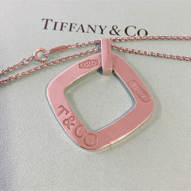 ティファニー Tiffany モンタージュネックレス スクエア ロゴ レア 廃盤