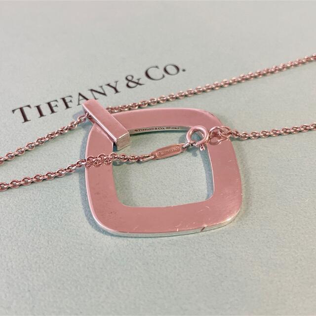 ティファニー Tiffany モンタージュネックレス スクエア ロゴ レア 廃盤