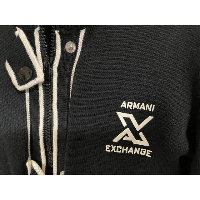 ARMANI EXCHANGE(アルマーニエクスチェンジ)のジッパーカーディガン　アルマーニ レディースのトップス(カーディガン)の商品写真
