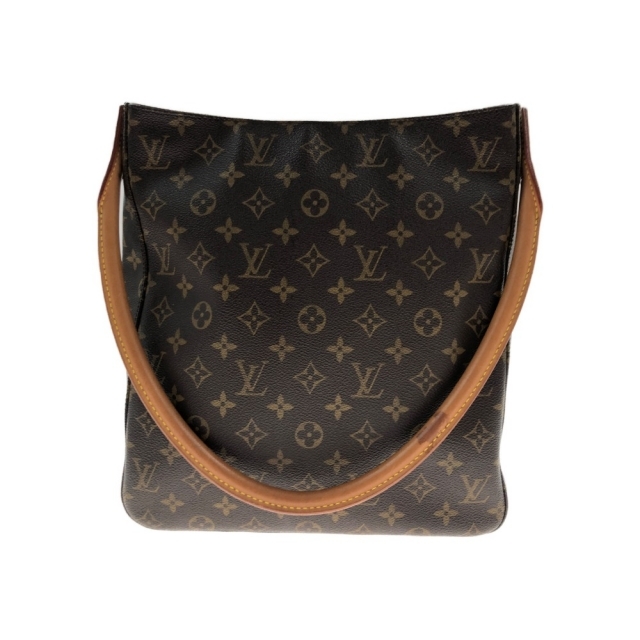 〇〇LOUIS VUITTON ルイヴィトン モノグラム ルーピングGM ショルダーバッグ M51145 ブラウン