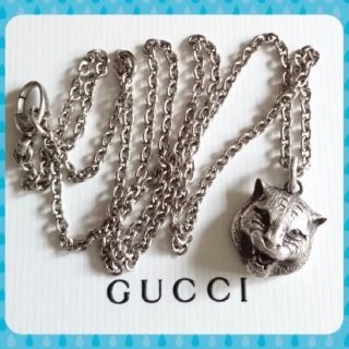 グッチ 猫(シルバー/銀色系)の通販 30点 | Gucciを買うならラクマ