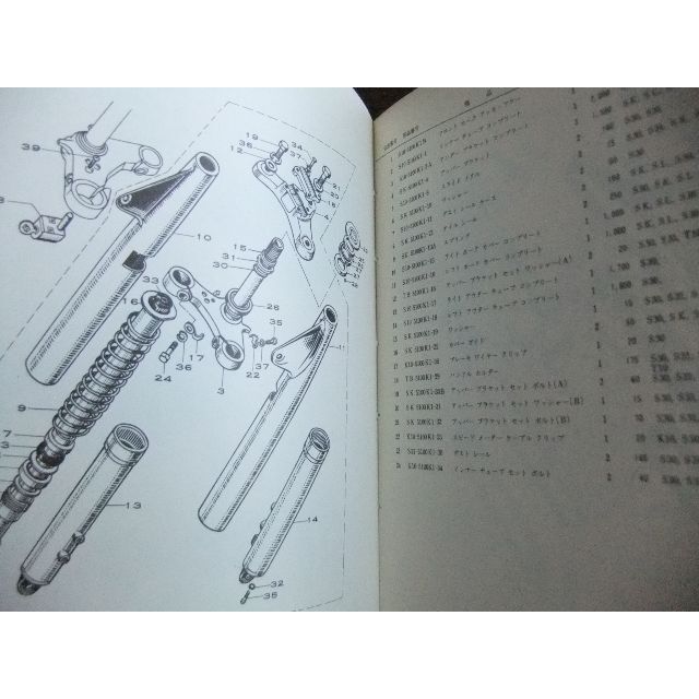 スズキ　125S10　パーツリスト　B6版