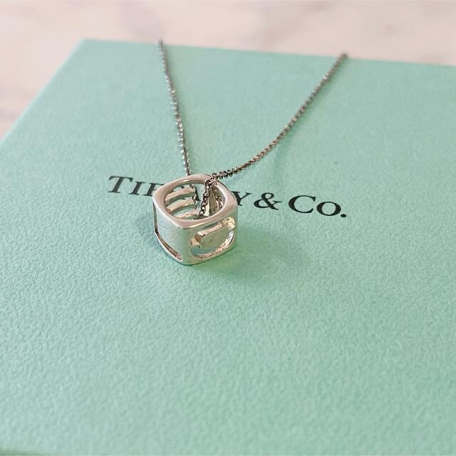 Tiffany & Co. - 美品 ティファニー Tiffany キューブネックレス ラブ