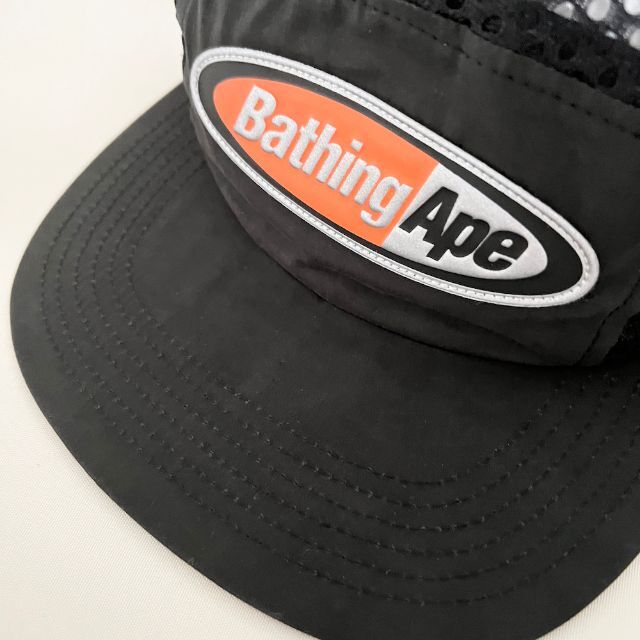 BAPE メッシュ キャップ ブラック 夏帽子 メンズ CAP