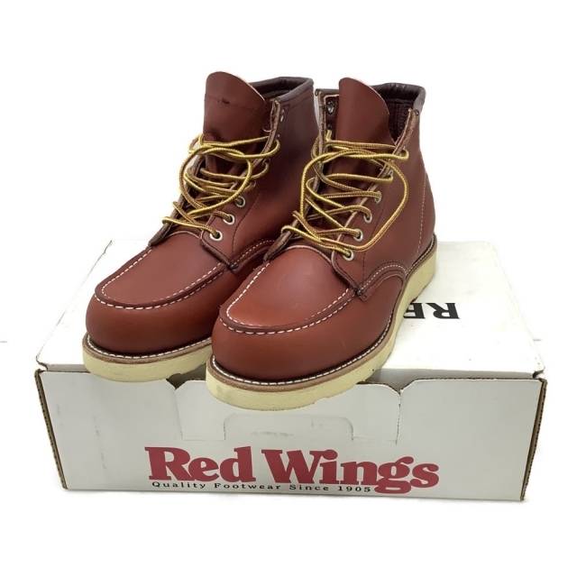 △△RED WING レッドウィング ブーツ 靴 6 1/2 E ブラウン-