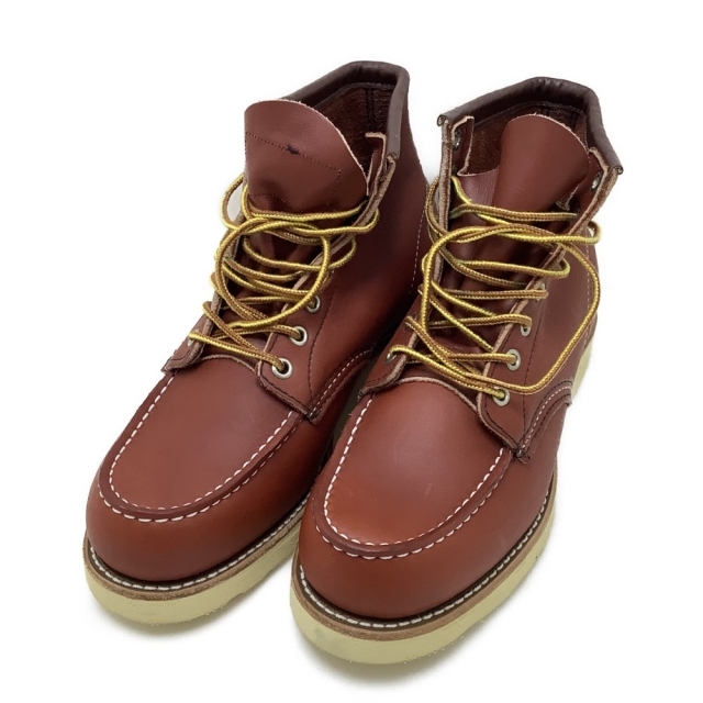 REDWING(レッドウィング)の▲▲RED WING レッドウィング ブーツ 靴 6 1/2 E  ブラウン レディースの靴/シューズ(ブーツ)の商品写真