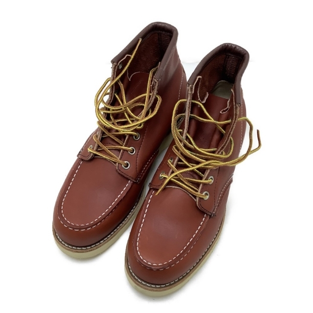 REDWING(レッドウィング)の▲▲RED WING レッドウィング ブーツ 靴 6 1/2 E  ブラウン レディースの靴/シューズ(ブーツ)の商品写真