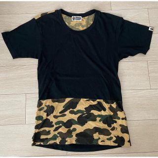 アベイシングエイプ(A BATHING APE)のみぃ様専用 A BATHING APE レディースTシャツ(イエローカモ柄)(Tシャツ(半袖/袖なし))