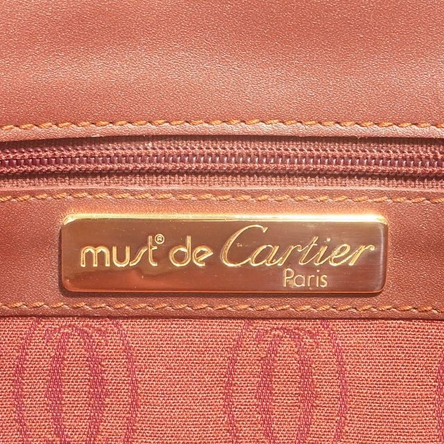 Cartier(カルティエ)の美品 Cartier カルティエ クラッチバッグ レッド 19×35×4cm レディースのバッグ(クラッチバッグ)の商品写真