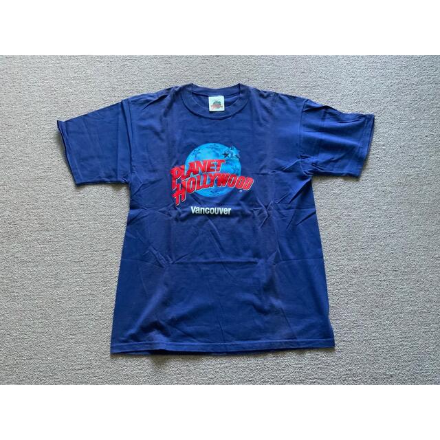 Planet Hollywood Vancouver ロゴTシャツ　ブルー メンズのトップス(Tシャツ/カットソー(半袖/袖なし))の商品写真