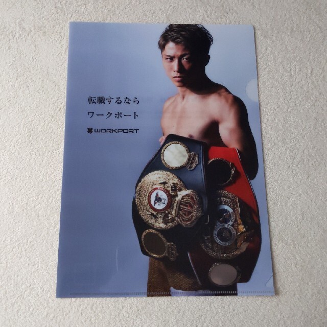 井上尚弥　クリアファイル　ワークポート エンタメ/ホビーのタレントグッズ(スポーツ選手)の商品写真
