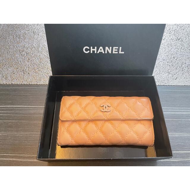 【レア????】CHANELシャネル長財布　ダブルステッチ　ピンク????