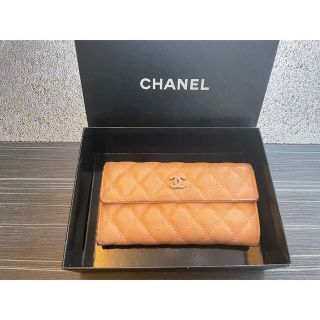 シャネル(CHANEL)の【レア💓】CHANELシャネル長財布　ダブルステッチ　ピンク👠(長財布)