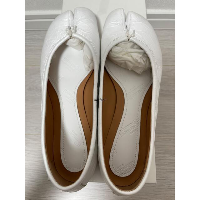 35 正規未使用品 メゾンマルジェラ Tabi タビ 足袋 バレエ ホワイト 割引売上 未使用!Maison Margiela メゾンマルジェラ 足袋バレエ サイズ35 フラットシューズ/バレエシューズ