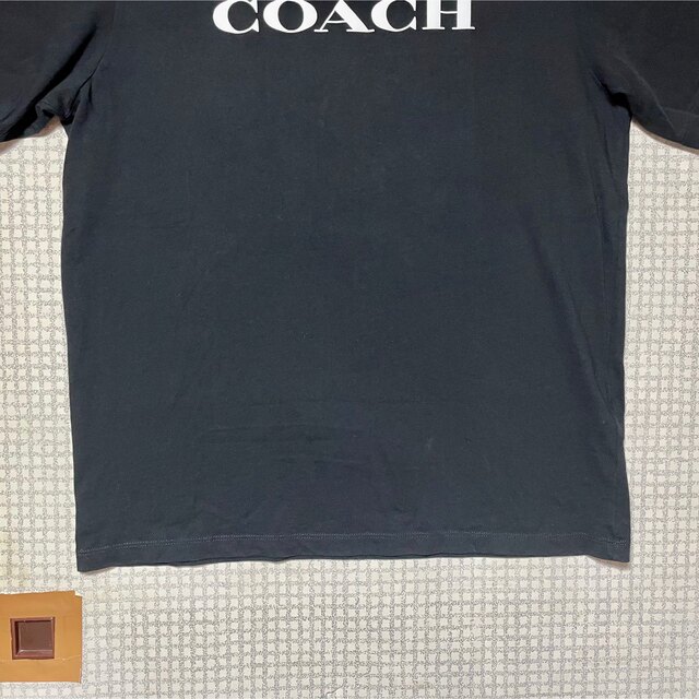 【きません】 COACH - COACH コーチ Tシャツ XL X large ブラック 185/114Aの通販 by ニケshop｜コーチ