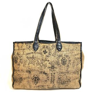 クロムハーツ TOTO BEACH BAG ALL OVER PRINT マルチロゴプリントビーチトートバッグ メンズ