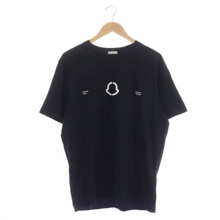 モンクレール(MONCLER)のモンクレール ジーニアス MAGLIA Tシャツ カットソー L 黒 ブラック(Tシャツ/カットソー(半袖/袖なし))