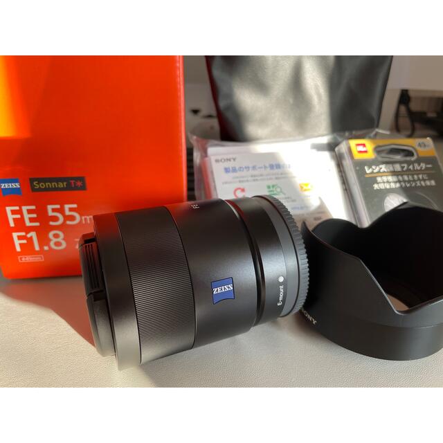 期間限定送料無料】 SONY - SONY T*FE55F1.8ZA レンズ レンズ(単焦点
