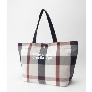 ブルーレーベルクレストブリッジ(BLUE LABEL CRESTBRIDGE)のクレストブリッジキャンバスライトトートバッグ　バーバリーブルーレーベル　ベージュ(トートバッグ)