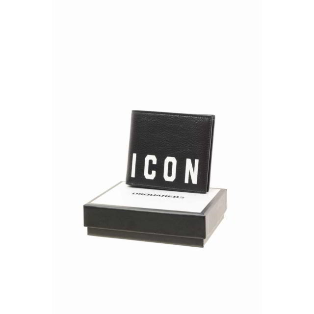 DSQUARED2 ICON プリント 二つ折り カードケース