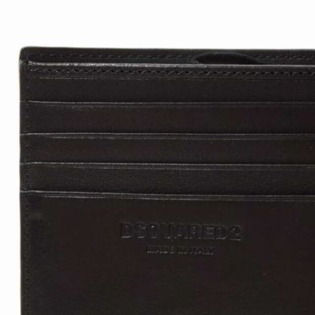 DSQUARED2 ロゴワッペン 二つ折り カードケース