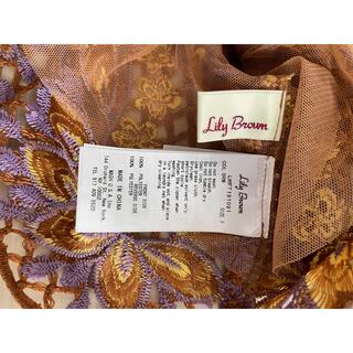 H1657 LILY BROWNお花柄レーストップス - Tシャツ/カットソー(半袖/袖なし)