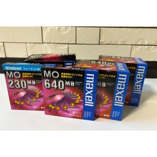 マクセル(maxell)の新品 未使用品 maxell MOディスク MA-M640 MA-M230セット(その他)