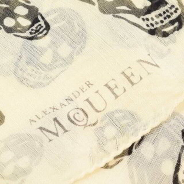 Alexander McQueen スカル プリント シルクスカーフ