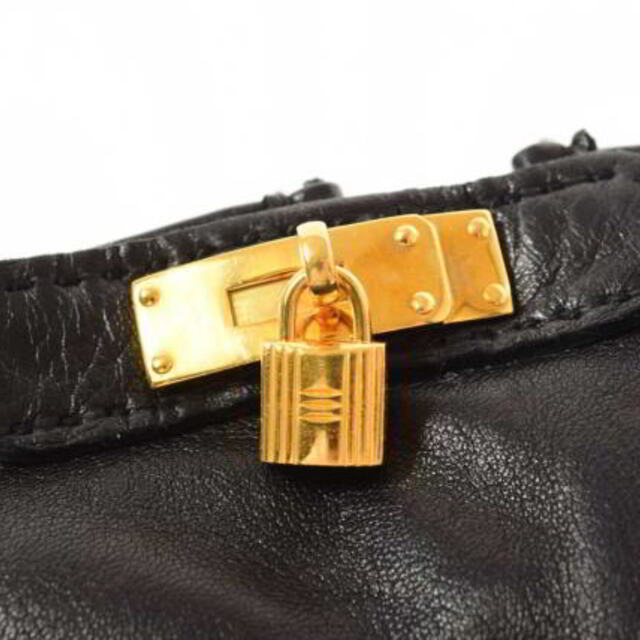 Hermes(エルメス)のHERMES SOYA ソヤ ケリー ラムレザー グローブ 手袋 レディースのファッション小物(手袋)の商品写真