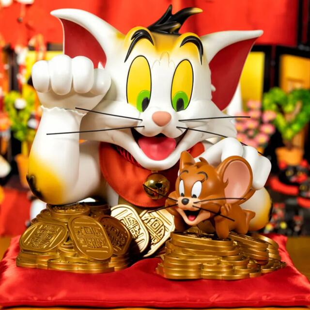 新品 SOAP STUDIO Tom and Jerry 招き猫 フィギュア