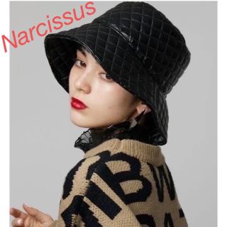 ナルシス(Narcissus)の人気❣️早い者勝ち❣️Narcissus キルティングバケット❄️(ハット)