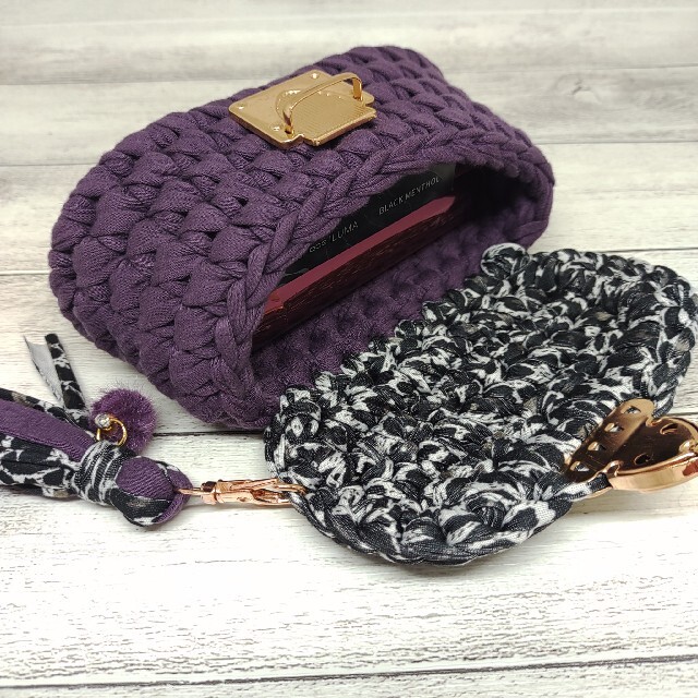 ハンドメイド【No.107】ロシアヤーン/ライクラ/iQOSマルチポーチ ハンドメイド【No.107】ロシアヤーン/ライクラ/iQOSマルチポーチ