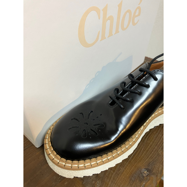 Chloe(クロエ)のクロエChloeレディースローファー・オックスフォード レースアップ シューズ  レディースの靴/シューズ(ローファー/革靴)の商品写真