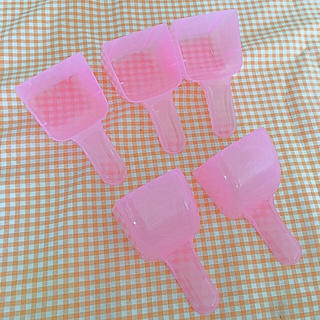意外と便利♡ 計量カップ 5個セット ピンク(調理道具/製菓道具)