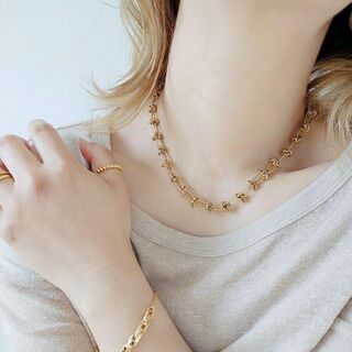 トゥデイフル(TODAYFUL)のlink chain necklace RN060(ネックレス)