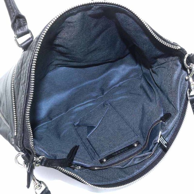 DIESEL(ディーゼル)のディーゼル トートバッグ ショルダーバッグ 2way レザー ジップアップ 黒 レディースのバッグ(トートバッグ)の商品写真