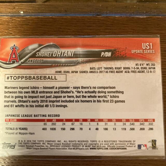大谷 翔平カードTOPPS UPDATE ベースセット 4枚 | gellonautos.cl